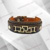 دستبند چرم طرح پلاک باداب سورت